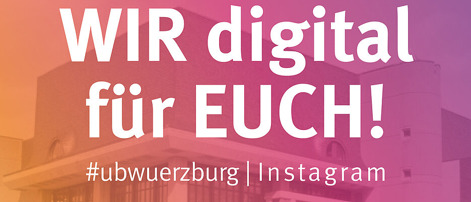 Plakatausschnitt: Wir digital für Euch!