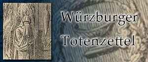 Würzburger Totenzettel