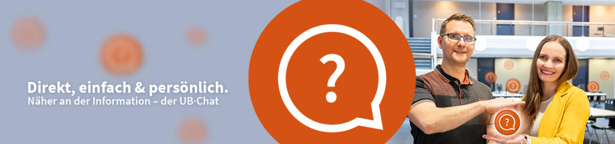 Sprechblase Chat und zwei Personen, die eine Sprechblase in den Hände